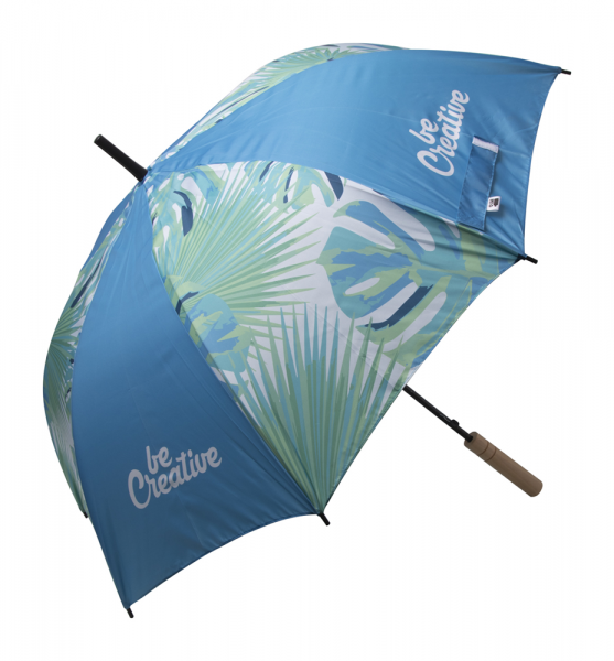 CreaRain Eight RPET - individueller Regenschirm