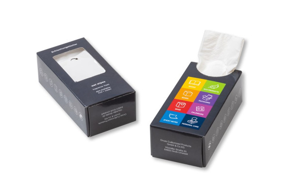 Duo-Box klein - Erfrischungstücher + Taschentücher