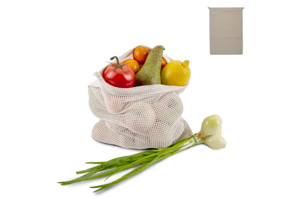 Wiederverwendbare Lebensmitteltasche OEKO-TEX® Baumwolle 30x40cm