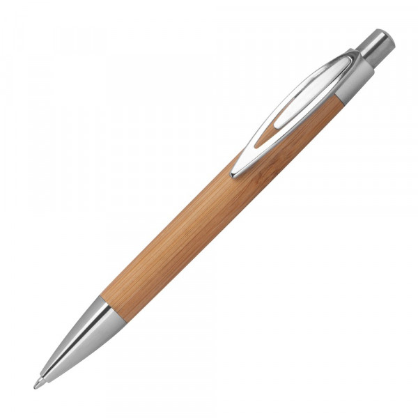 Kugelschreiber Bambus mit spitzem Clip