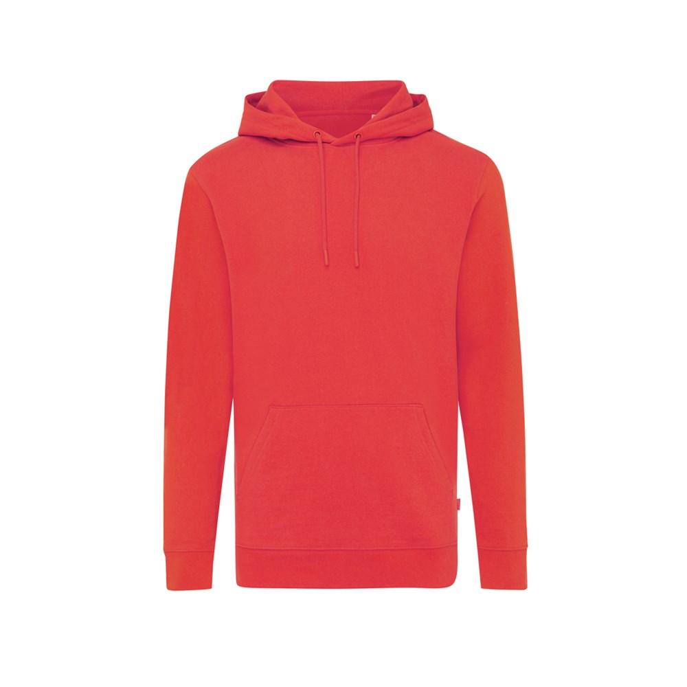 IQONIQ Jasper Hoodie aus recycelter Baumwolle - luscious red (± PMS 17-1663TCX)