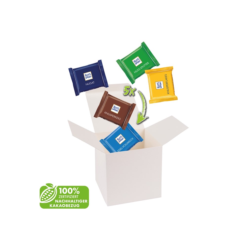 ColorBox Ritter Sport mini - Weiß