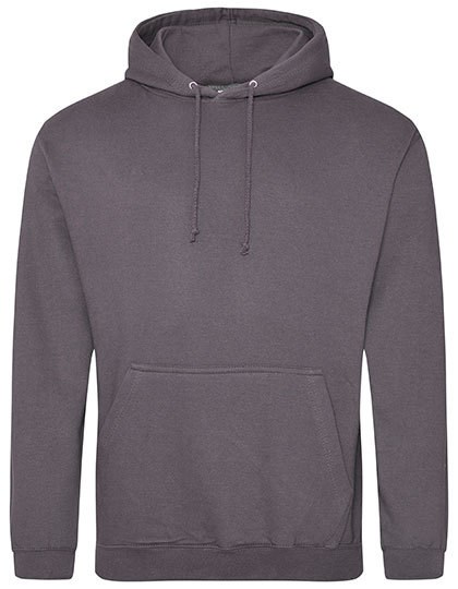 Just Hoods - College Hoodie - Steel Grey (Solid)