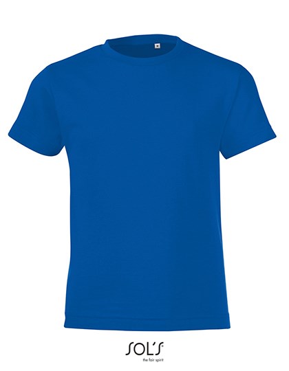 SOL´S - Kids´ Round Collar T-Shirt Regent Fit - Royal Blue 241