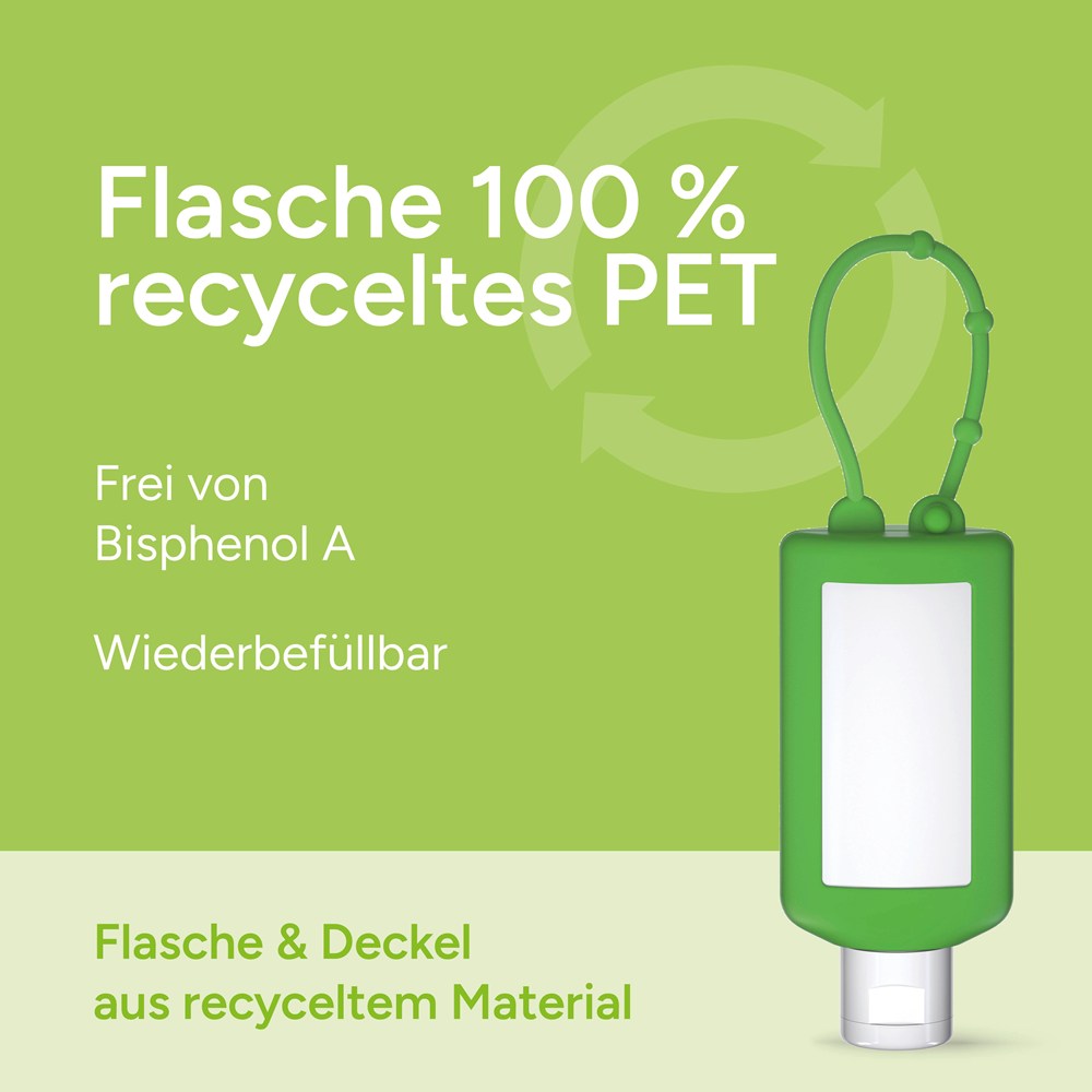 Sonnenmilch LSF 50 (sens.), 50 ml Bumper (grün), Body Label (R-PET)