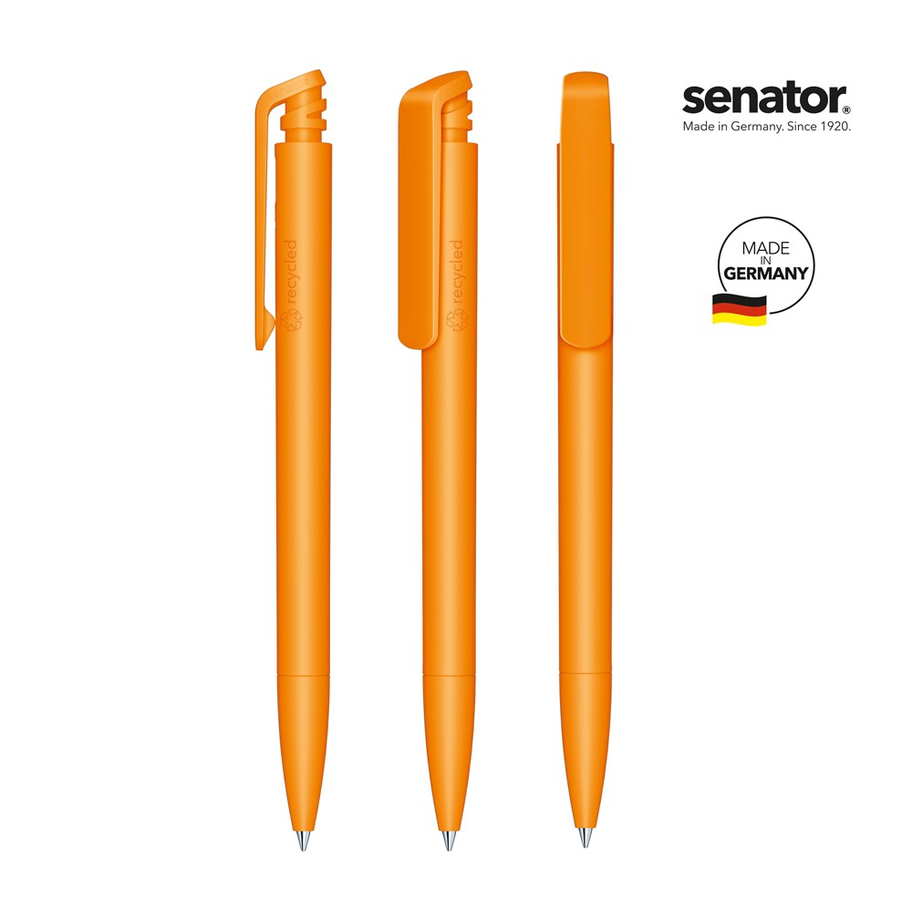 senator® Trento Matt Recycled Druckkugelschreiber - orange 151 senator® Trento Matt Recycled Druckkugelschreiber - orange 151