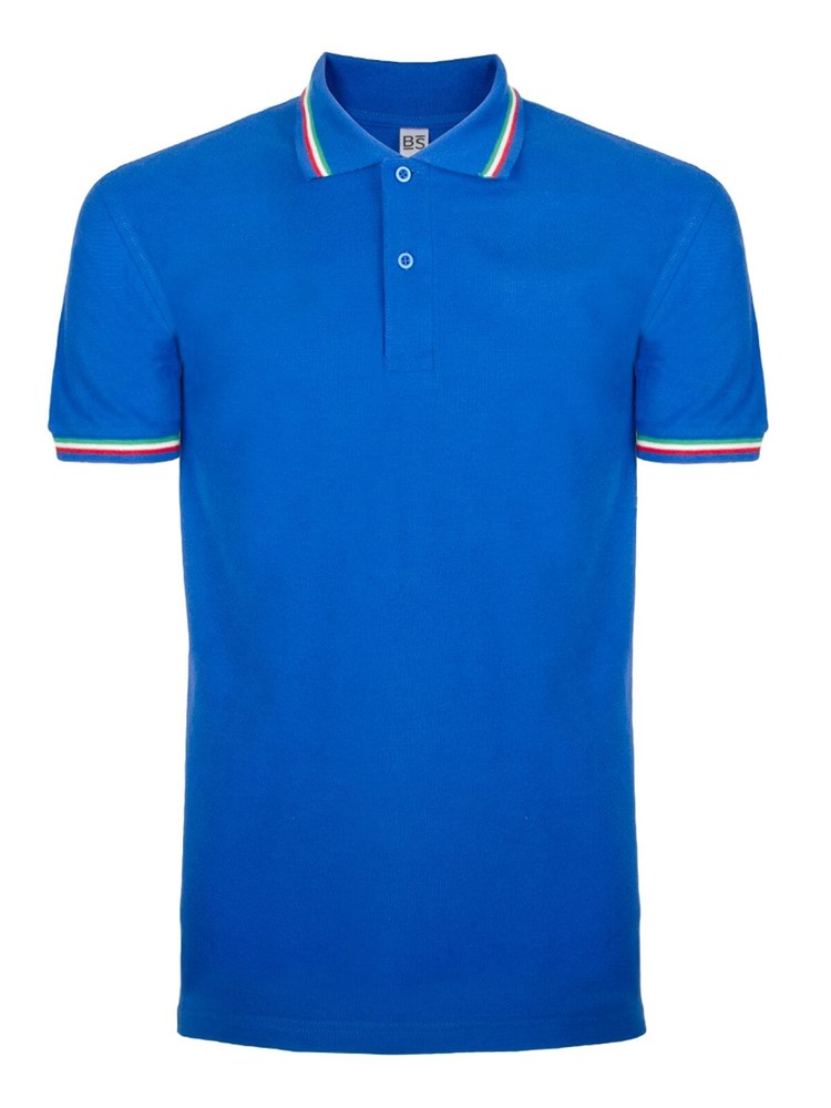 BS Italy Polo, 200 gr/m² - Kobaltblau (PMS 2145C)