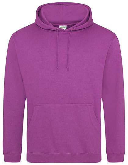 Just Hoods - College Hoodie - Magenta Magic