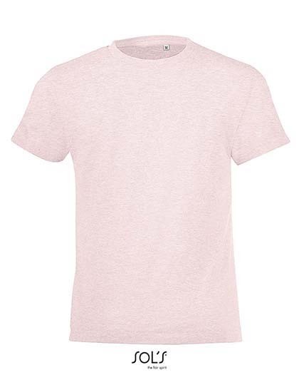 SOL´S - Kids´ Round Collar T-Shirt Regent Fit - Heather Pink