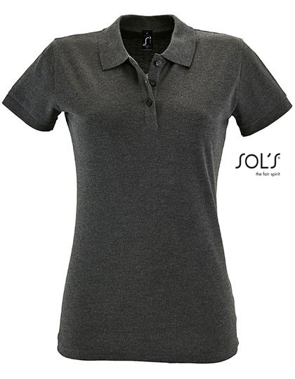 SOL´S - Women´s Polo Shirt Perfect - Charcoal Melange