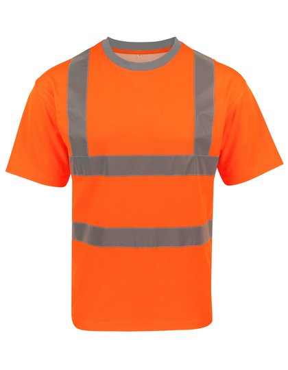 Korntex - Heavy Duty Polycotton Hi-Vis T-Shirt Barcelona - Signal Orange