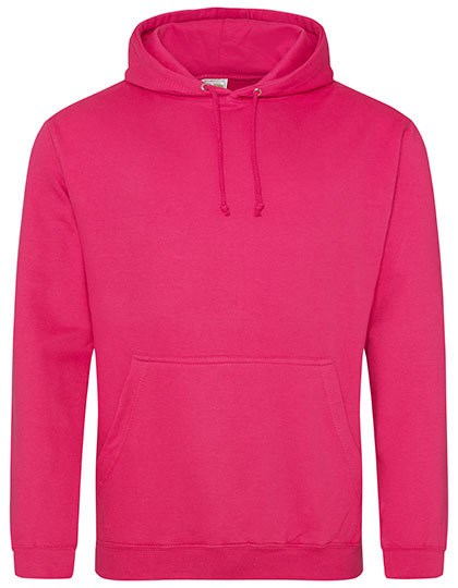 Just Hoods - College Hoodie - Hot Pink