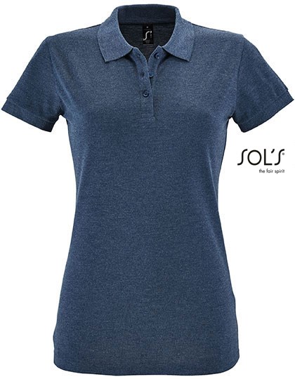 SOL´S - Women´s Polo Shirt Perfect - Heather Denim