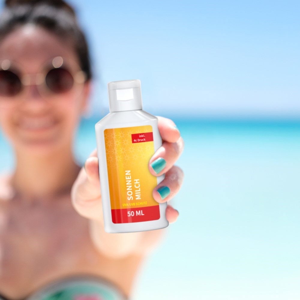 Sonnenmilch LSF 30, 50 ml, Body Label (R-PET)