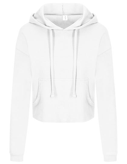 Just Hoods - Women´s Cropped Hoodie - Arctic White