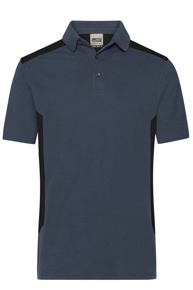 Men's Workwear Polo - STRONG -   GRS & OCS Blended - Carbon/black (ca. Pantone 425C
blackC)