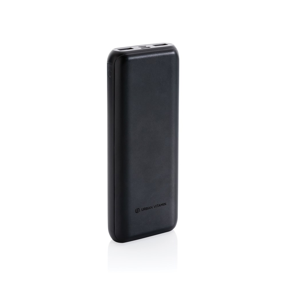 Urban Vitamin Pasadena 20.000mAh 18W PD Powerbank - schwarz (± PMS Black)