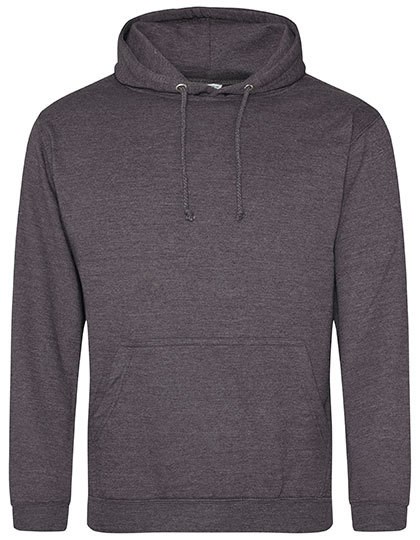 Just Hoods - College Hoodie - Charcoal (Heather)