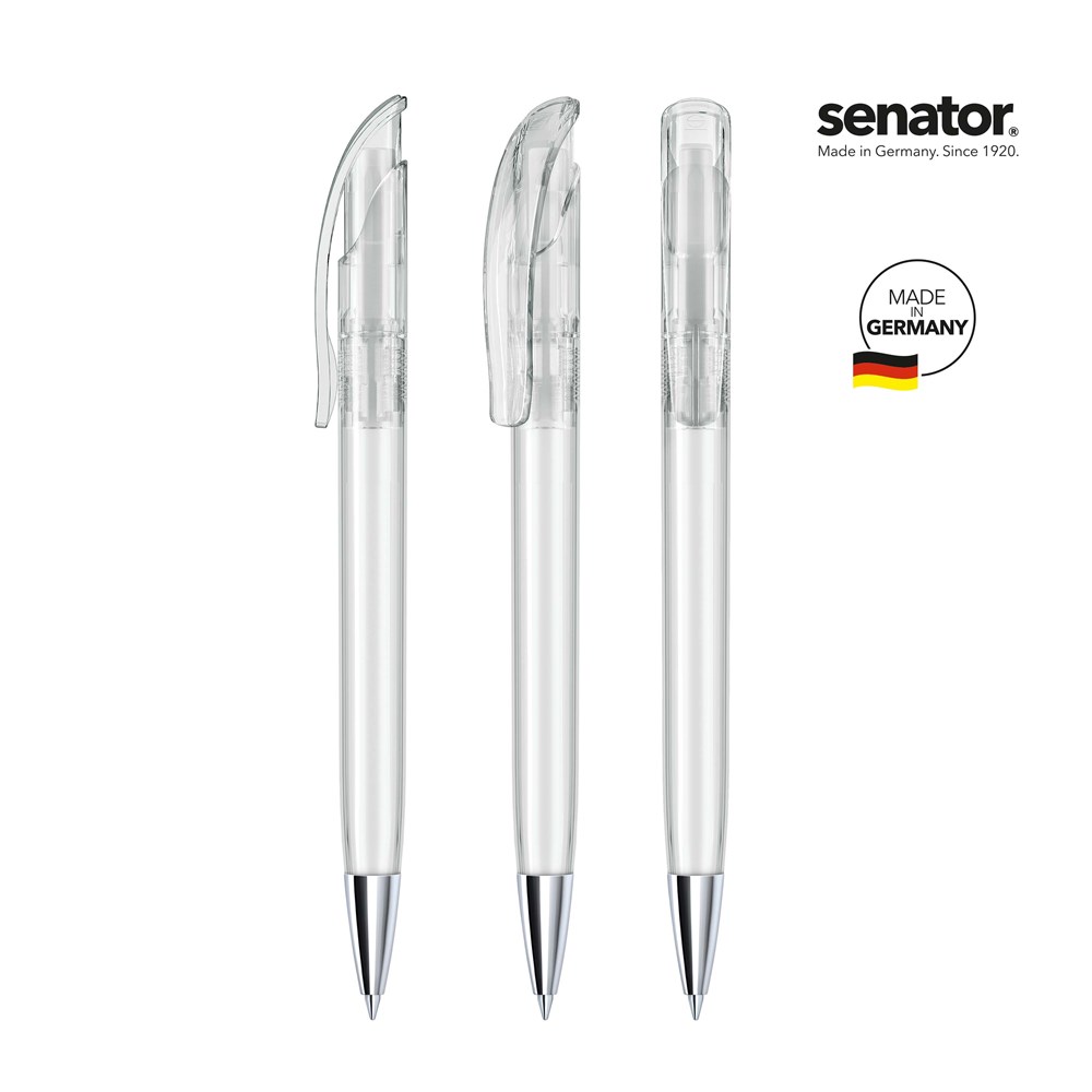 senator® Challenger Clear MT  Druckkugelschreiber - clear