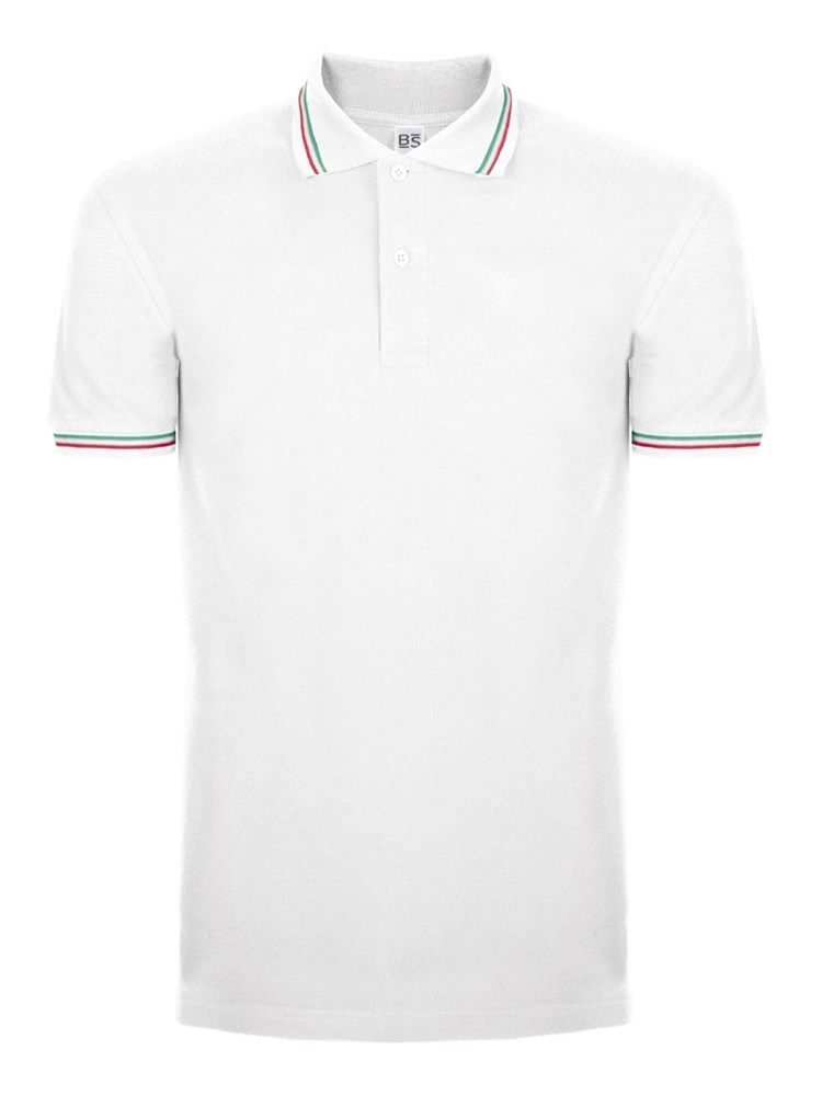BS Italy Polo, 200 gr/m² - Weiß (White)