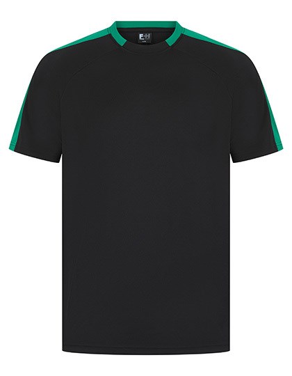 Finden+Hales - Adult´s Team T-Shirt - Black, Emerald